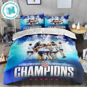 Congratulations US Women’s National Team Are Champions Of The Inaugural Concacaf W Gold Cup Bedding Set