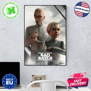 Crosshair And Omega Feature Character Posters For The Bad Batch Season 3 Wall Decor Poster Canvas