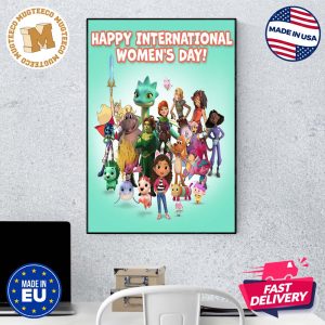 DreamWorks Animation Celebrating International Day Gloria Ruby Gillman Astrid Fiona Adora Catra Poppy Home Decor Poster Canvas