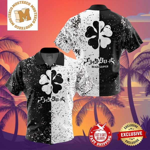 Five Leaf Black Clover Summer 2024 Hawaiian Shirt For Family
