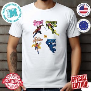 Gambit Remy LeBeau Rogue Anna Marie Jubile Jubilation Lee Beast Hank X Men 97 Team Promotional Art Classic T-Shirt