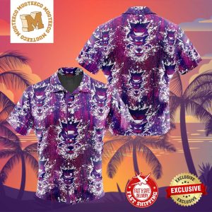 Ghostly Evolution Ghastly Haunter Gengar Pokemon Summer 2024 Hawaiian Shirt For Family