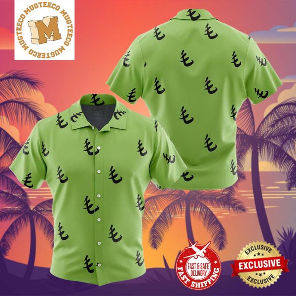 Green Pattern Saitama One Punch Man Summer 2024 Hawaiian Shirt For Family