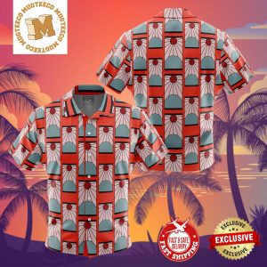 Hanafuda Earrings Demon Slayer Summer 2024 Hawaiian Shirt For Family