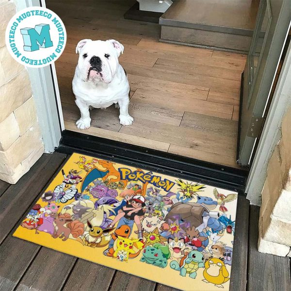 Kasumi Satoshi Same Pokemon Collection For Home Decor Doormat