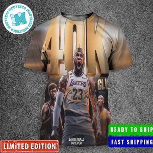 LeBron James Becomes The First Member Of The 40K Club All Over Print Shirt