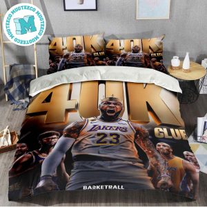 LeBron James Becomes The First Member Of The 40K Club Bedding Set