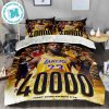 LeBron James Founding Member Of The 40K Points Club Bedding Set