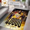 LeBron James Becomes The First Member Of The 40K Club Rug Home Decor