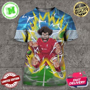 Liverpool Mohamed Salah Inspired By Mr Satan Dragon Ball Of Akira Toriyama All Over Print Shirt