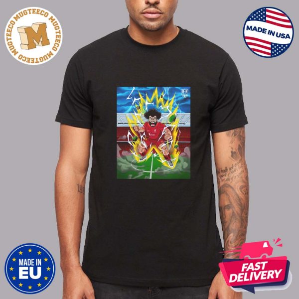 Liverpool Mohamed Salah Inspired By Mr Satan Dragon Ball Of Akira Toriyama Vintage T Shirt