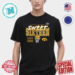 March Madness The Sweet 16 Iowa Hawkeyes 2024 NCAA Women’s Basketball Tournament Classic T-Shirt
