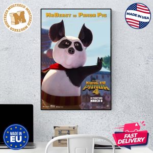 Mr Beast In Panda Pig Kung Fu Panda 4 Wall Decor Poster Canvas