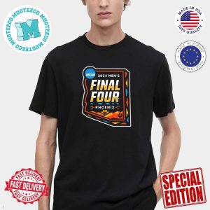NCAA 2024 March Madness Divison I Men’s Basketball Tournament Final Four Logo Unisex T-Shirt