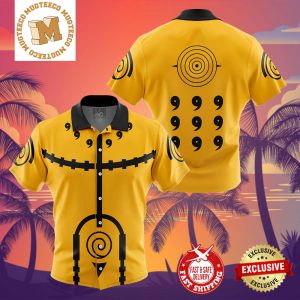 Nine-Tails Chakra Mode Naruto Summer 2024 Hawaiian Shirt For Family