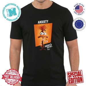 Official First Individual Poster Character Anxiety For Inside Out 2 Releasing In Theaters On June 14 Premium T-Shirt