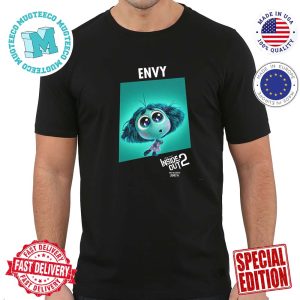 Official First Individual Poster Character Envy For Inside Out 2 Releasing In Theaters On June 14 Unisex T-Shirt
