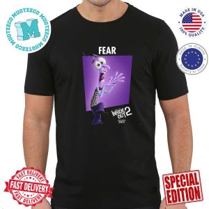Official First Individual Poster Character Fear For Inside Out 2 Releasing In Theaters On June 14 Premium T-Shirt