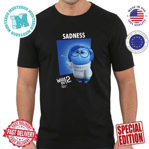 Official First Individual Poster Character Sadness For Inside Out 2 Releasing In Theaters On June 14 Premium T-Shirt