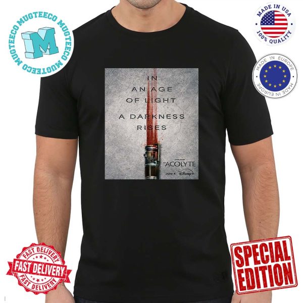 Official First Poster For Star Wars The Acolyte Releases June 4 Classic T-Shirt