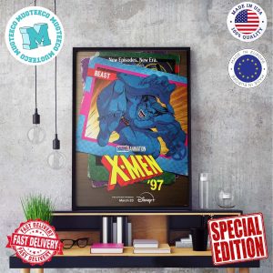 Official Poster For Marvel Animation X-Men 97 Card Beast New Episodes New Era March 20th Poster Canvas For Home Decorations