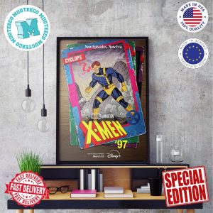 Official Poster For Marvel Animation X-Men 97 Card Cyclops New Episodes New Era March 20th Poster Canvas For Home Decorations