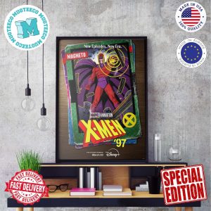 Official Poster For Marvel Animation X-Men 97 Card Magneto New Episodes New Era March 20th Poster Canvas For Home Decorations