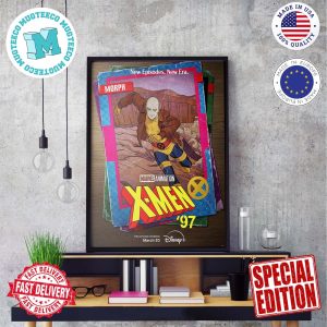 Official Poster For Marvel Animation X-Men 97 Card Morph New Episodes New Era March 20th Poster Canvas For Home Decorations