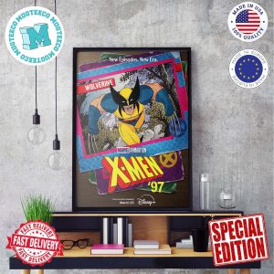 Official Poster For Marvel Animation X-Men 97 Card Wolverine New Episodes New Era March 20th Poster Canvas For Home Decorations