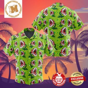 Piranha Plant Super Mario Bros Summer 2024 Hawaiian Shirt For Family