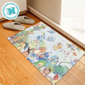 Pokemon 25th Aniversary Attractive Gift For Fan Pokemon Doormat