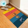 Pokemon Charmander Squirtle Bulbasaur With Nike Air Max Sneaker Gift For Fan Pokemon Doormat