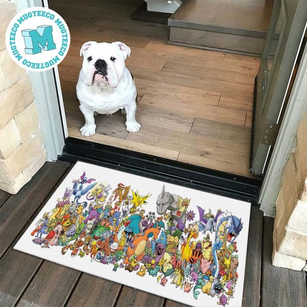 Pokemon Family Attractive For Home Decor Doormat