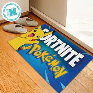 Pokemon Fortnite Gift For Fan Pokemon Doormat