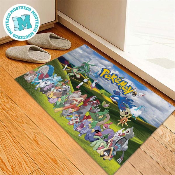 Pokemon Of Satoshi In Hoenn For Home Decor Doormat