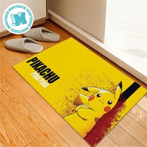 Pokemon Pika Pika Pikachu Gift For Fan Pokemon Doormat