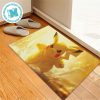 Pokemon Pikachu And Satoshi With Happy Emotions With Friends For Home Decor Doormat