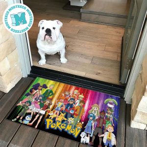 Pokemon Satoshi And His Friends For Home Decor Poster Doormat