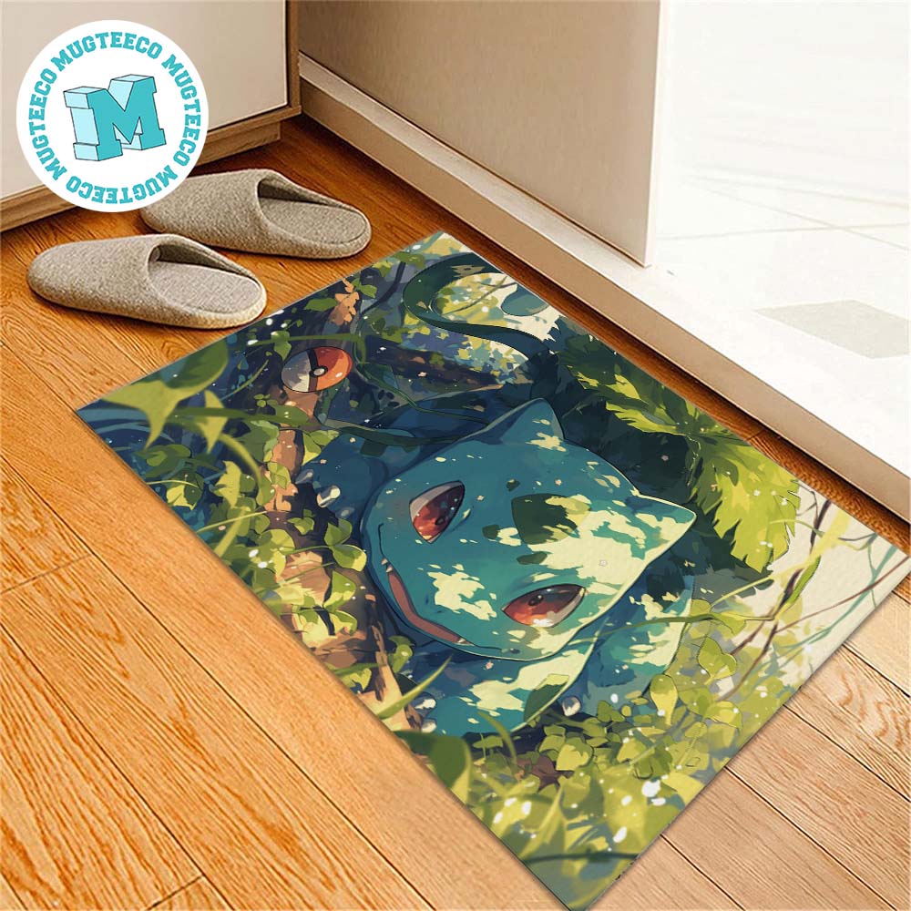 Pokemon Venusaur In The Forest Looks So Cute For Home Decor Doormat
