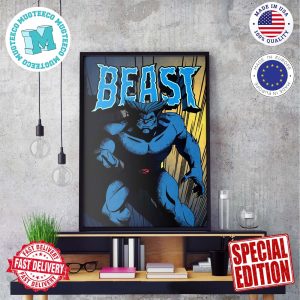 Poster Beast Promotional Art For X-Men 97 Poster Canvas For Home Decorations