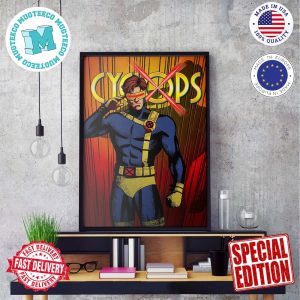 Poster Cyclops Promotional Art For X-Men 97 Poster Canvas For Home Decorations