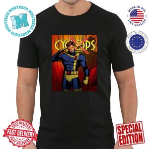 Poster Cyclops Promotional Art For X-Men 97 Premium T-Shirt