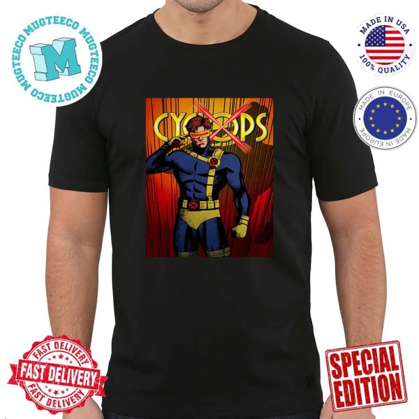 Poster Cyclops Promotional Art For X-Men 97 Premium T-Shirt