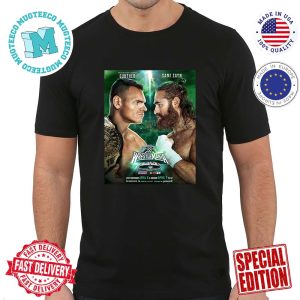 Poster WWE 2024 Wrestlemania XL Gunther Vs Sami Zayn Premium T-Shirt