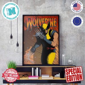 Poster Wolverine Promotional Art For X-Men 97 Poster Canvas For Home Decorations