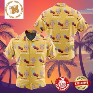 Power Saitama One Punch Man Summer 2024 Hawaiian Shirt For Family