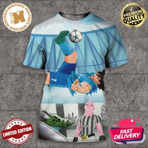 Real Madrid Goku Vs Juventus Cell Frieza Majin Buu Inspired By Akira Toriyama All Over Print Shirt