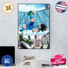 Paris Saint Germain Lionel Messi Neymar Jr Inspirated By Goku And Vegeta In Dragon Ball Of Akira Toriyama Home Decor Poster Canvas