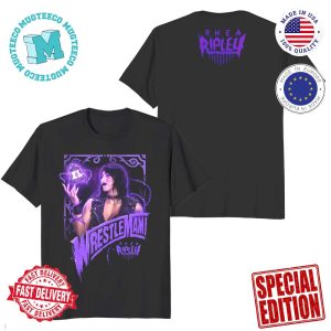 Rhea Ripley WWE WrestleMania XL WrestleMami Two Sides Print Unisex T-Shirt