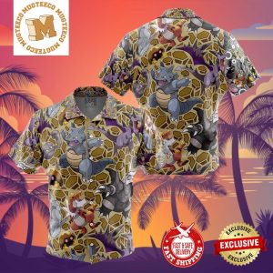 Rock Type Pokemon Pokemon Summer 2024 Hawaiian Shirt For Family